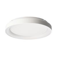 Šviestuvas v/t LED 30W 3000K/4000K 2100lm/2200lm D-380mm H-60mm dimeriuojamas baltas MEROPE - DEKO LIGHT