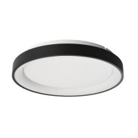 Šviestuvas v/t LED 30W 3000K/4000K 2100lm/2200lm D-380mm H-60mm dimeriuojamas juodas MEROPE - DEKO LIGHT