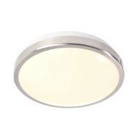 Šviestuvas v/t LED 15W IP54 3000K/4000K/5500K 1400lm D-276mm H-83mm sidabrinės spalvos HELEN I 3 COLOUR - DEKO LIGHT