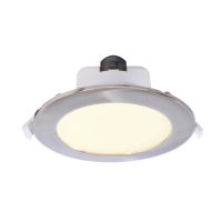 Šviestuvas į/l LED 14.5W 3000K/4000K/6000K 1370lm D-145mm H-65.8mm dimeriuojamas baltos/sidabrinės spalvos ACRUX - DEKO LIGHT