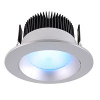 Šviestuvas į/l LED 16W 24V 3000K 710lm RGBW D-110mm H-70mm sidabrinės spalvos COB 94 RGBW - DEKO LIGHT