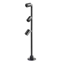 Šviestuvas stalinis LED 3W 350mA 4000K 290lm D-39mm H-250mm trigubas sidabrinės spalvos HERCULIS TRIPLE - DEKO LIGHT
