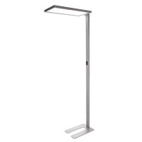 Toršeras LED 80W 4000K 7400lm 610x310mm H-1950mm dimeriuojamas aliuminio spalvos šviečia aukštyn/žemyn su laidu 1.5m OFFICE ONE - DEKO LIGHT