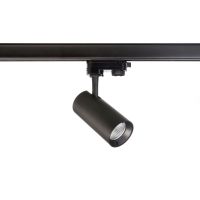 Prožektorius LED 7W 3000K 625lm į 3F bėgelį D-60mm H-125mm juodos spalvos HORUS - DEKO LIGHT