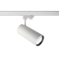 Prožektorius LED 30W 3000K 2525lm į 3F bėgelį D-90mm H-210mm baltos spalvos HORUS - DEKO LIGHT
