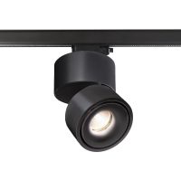 Prožektorius LED 16W 3000K 910lm į 3F bėgelį D-100mm H-167mm dimeriuojamas juodos spalvos UNI II - DEKO LIGHT