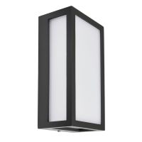 Šviestuvas v/t LED 10W IP54 3000K/4000K 450lm 100x70mm H-200mm tamsiai pilkos spalvos BRA GRUMIUM ANGULAR CCT I - DEKO LIGHT