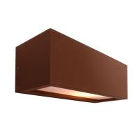 Šviestuvas v/t 1x18W E27 IP54 250x110mm H-103mm rudos spalvos šviečia aukštyn/žemyn BRA RILONGO - DEKO LIGHT