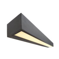 Šviestuvas v/t LED 20W IP65 3000K 1760lm 600x600mmmm H-500mm tamsiai pilkos spalvos šviečia aukštyn/žemyn BRA LINEAR II DOUBLE - DEKO LIGHT