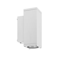 Šviestuvas v/t LED 7.5W IP65 3000/4000K 700/7800lm 70x70mm H-186mm baltos spalvos Shoreline Pro Square Up+Down - DEKO LIGHT