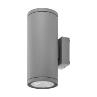 Šviestuvas v/t LED 54W IP65 3000/4000K 5100/5600lm D-140mm H-332mm šviesiai pilkos spalvos Shoreline Pro Round Up+Down - DEKO LIGHT