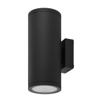 Šviestuvas v/t LED 54W IP65 3000/4000K 5100/5600lm D-140mm H-332mm tamsiai pilkos spalvos Shoreline Pro Round Up+Down - DEKO LIGHT