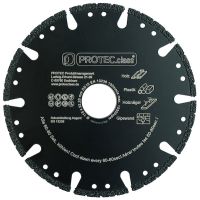 Diskas pjovimo deimantinis 115mm akmeniui, betonui, plytoms PDTAZ115 - PROTEC