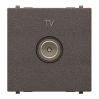 Lizdas p/t TV galinis antracito spalvos 2 modulių N2250.7 AN Zenit - ABB