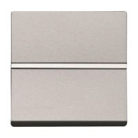 Jungiklis p/t viengubas sidabrinės spalvos 2 modulių 16A 250V N2201 PL Zenit - ABB