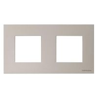 Rėmelis dvigubas sidabrinės spalvos N2272 PL Zenit - ABB