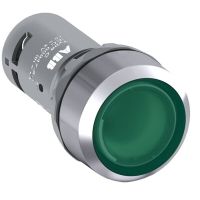 Mygtukas 1no žalias skaidrus LED 24V AC/DC IP67 CP1-31G-10 - ABB