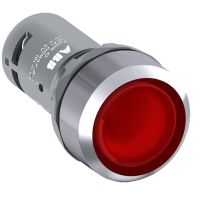 Mygtukas 1no raudonas skaidrus LED 24V AC/DC IP67 CP1-31R-10 - ABB
