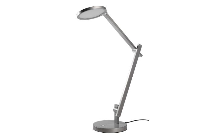 Šviestuvas stalinis LED 12W 3000K 950lm D-150mm H-480mm dimeriuojamas sidabrinės spalvos ADHARA - DEKO LIGHT