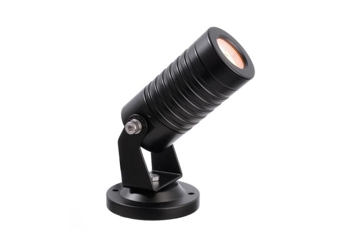 Prožektorius lauko LED 3.1W 24V IP65 3000K 150lm D-42mm H-85mm juodos spalvos su laidu 2m MINI I WW - DEKO LIGHT