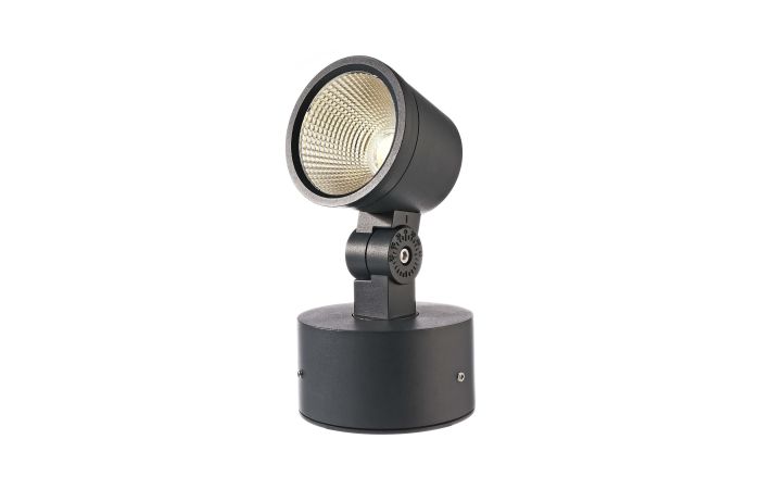 Prožektorius lauko LED 8W IP65 3000K 470lm D-77mm H-185mm antracito spalvos COLT 8W COB - DEKO LIGHT