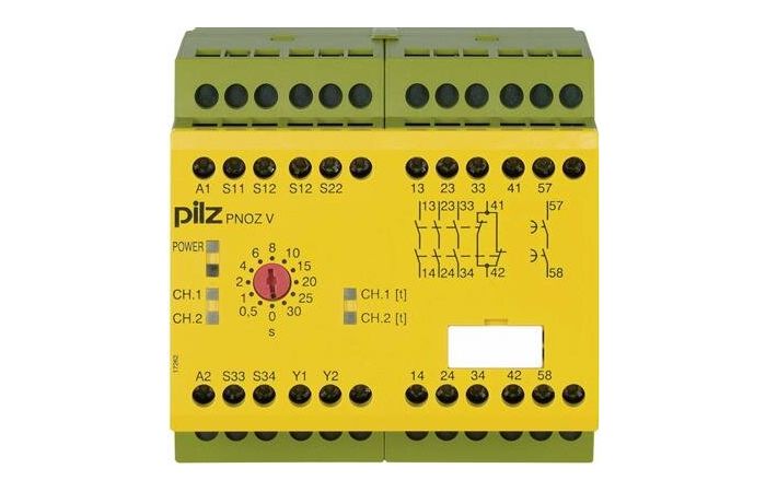 Relė saugos 3no +1no/1nc 30s 24V DC PNOZ V - PILZ