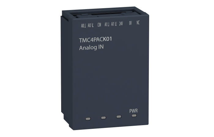 CARTRIDGE M241-PACKAGI 2 ANALOG INPUT, TMC4PACK01, AUTOMATION CONTROLLERS, FLEXIBLE MACHINE CONTROL, OPTIMIZED FLEXIBLE MACHINE CONTROL - SCHNEIDER ELECTRIC (pavadinimas tikslinamas)