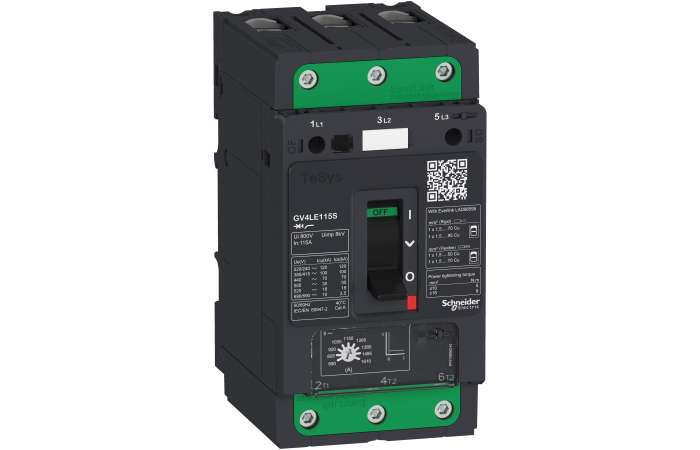 Motor Breaker GV4LE Ma A 100kA Elink, GV4LE02S, , CONTACTORS & MOTOR PROTECTION STANDARD OFFER < 150, GV4 MOTOR CIRCUIT BREAKERS - SCHNEIDER ELECTRIC (pavadinimas tikslinamas)