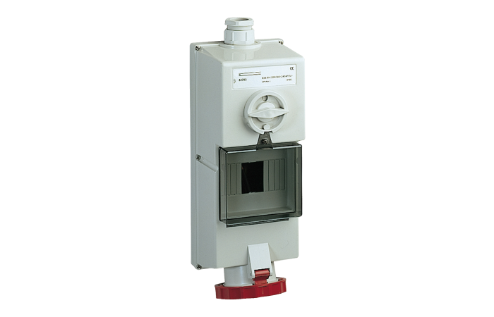 PratiKa pramoninis maitinimo lizdas su deže, montuo, 82782, INDUSTRIAL SOCKET OUTLETS, PRATIKA LV SOCKETS AND PLUGS, LOCK IND SOCKETS - SCHNEIDER ELECTRIC (pavadinimas tikslinamas)
