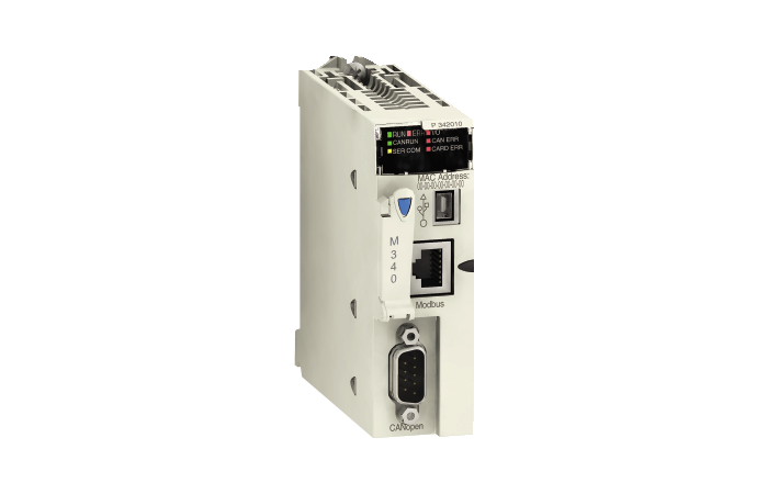 Procesoriaus modulis su atminties kortele (8 MB). I, BMXP3420102, AUTOMATION CONTROLLERS, SYSTEM-ORIENTED PLCS, MODICON M340 - SCHNEIDER ELECTRIC (pavadinimas tikslinamas)