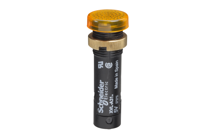 ROUND PILOT LIGHT AND 12 IP 40 YELLOW OR, XVLA325, CONTROL & SIGNALLING, PUSH BUTTONS, PILOT LIGHTS & CONTROLS, DIA 8, 10, 12 GENERAL PURPOSE - SCHNEIDER ELECTRIC (pavadinimas tikslinamas)