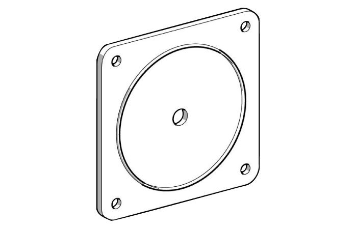 RUBBER SEAL 60X60 HDL, KZ62, CONTACTORS & MOTOR PROTECTION, SWITCHES AND FUSES, ROTATIVE HANDLE SWITCHES - SCHNEIDER ELECTRIC (pavadinimas tikslinamas)