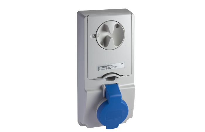 SOCKET UNIKA W/INTERLOCK 32A 2P-E 200-25, 82142, INDUSTRIAL SOCKET OUTLETS, PRATIKA LV SOCKETS AND PLUGS, LOCK IND SOCKETS - SCHNEIDER ELECTRIC (pavadinimas tikslinamas)