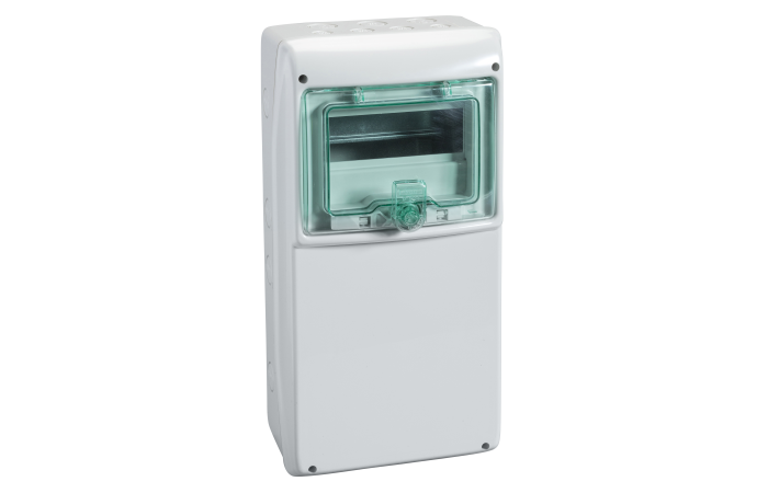 Skydelis v/t 8 (1x8) modulių IP65 skaidrios durys Mureva - SCHNEIDER ELECTRIC