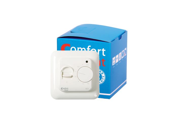 Reguliatorius temperatūros p/t grindų +5...+40C 14A/3200W 230V Comfort 501 - COMFORTHEAT