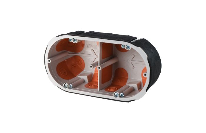 Dėžutė g/k [144x75x53] dviguba be halogenų E15-E90 ugniai atspari garsą slopinanti - KOPOS KOLIN