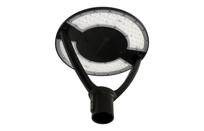 Šviestuvas parko LED 15/20/25/29W IP66 3000K/4000K 2040/2720/3400/3945lm D395x417mm IK10 asimetrinis juodos spalvos URBAN LANTERN ASYM - LEDVANCE