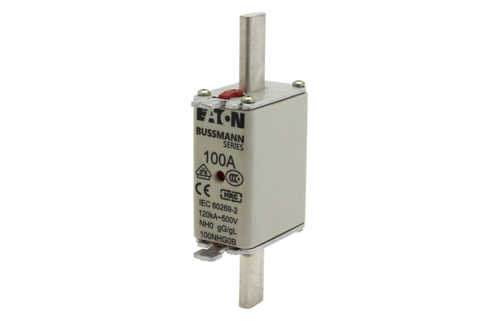 Bussmann series low voltage NH Fuse NH FUSE 100A 500V GG/GL SIZE 0 - EATON (pavadinimas tikslinamas)