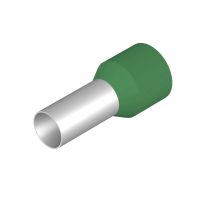 Antgalis gilzinis izoliuotas 16mm2 žalias L-12mm H16,0/22 GN [pak. po 100 vnt.] - WEIDMULLER