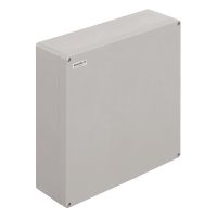 Dėžutė v/t 400x400x120mm E60 polyesteris IP66 pilka KLIPPON POK 404012 - WEIDMULLER