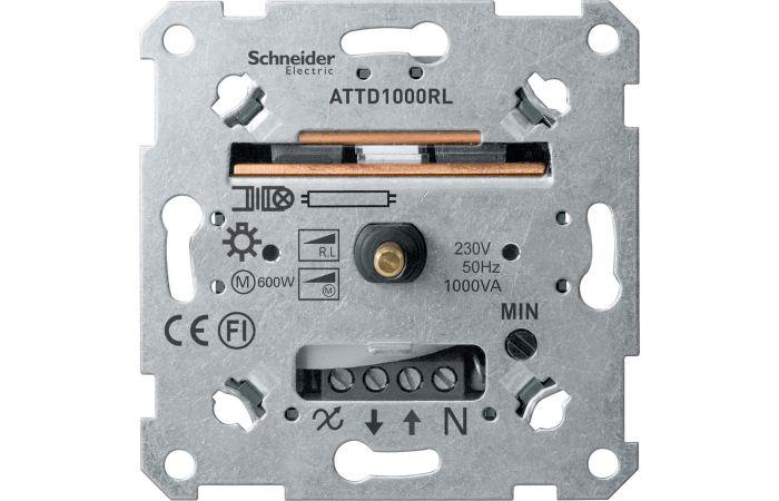 Reguliatorius šviesos p/t pasukamas 60-1000VA LED be rėmelio Merten - SCHNEIDER ELECTRIC