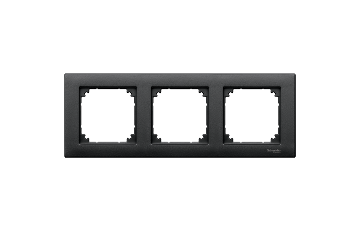 Rėmelis trigubas antracito spalvos M-plan MERTEN - SCHNEIDER ELECTRIC