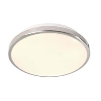 Šviestuvas v/t LED 19W IP54 3000K/4000K/5500K 1800lm D-351mm H-89mm sidabrinės spalvos HELEN II 3 COLOUR - DEKO LIGHT