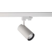 Prožektorius LED 10W 3000K 915lm į 3F bėgelį D-70mm H-140mm baltos spalvos HORUS - DEKO LIGHT