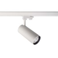 Prožektorius LED 20W 3000K 1705lm į 3F bėgelį D-80mm H-185mm baltos spalvos HORUS - DEKO LIGHT