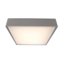 Šviestuvas v/t LED 16W IP65 3000K 1110lm 296x296mm H-78mm pilkos spalvos QUADRATA II - DEKO LIGHT