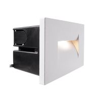 Šviestuvas į/l LED 3.6W IP65 3000K 108lm į sieną 107x75mm H-65mm baltos spalvos YVETTE I - DEKO LIGHT