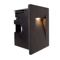 Šviestuvas į/l LED 3.6W IP65 3000K 100lm į sieną 75x105mm H-65mm antracito spalvos YVETTE II - DEKO LIGHT