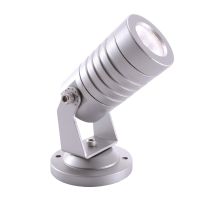 Prožektorius lauko LED 2W IP44/IP65 6000K 180lm D-42mm H-85mm sidabrinės spalvos su laidu 2m MINI I CW - DEKO LIGHT