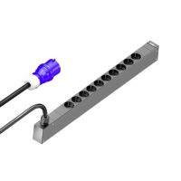 Blokas maitinimo PDU basic 10xSCHUKO su kabeliu 3m kištukas CEE 3P 16A DK 7979.111 - RITTAL
